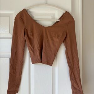 lululemon athletica Copper Long Sleeve Top